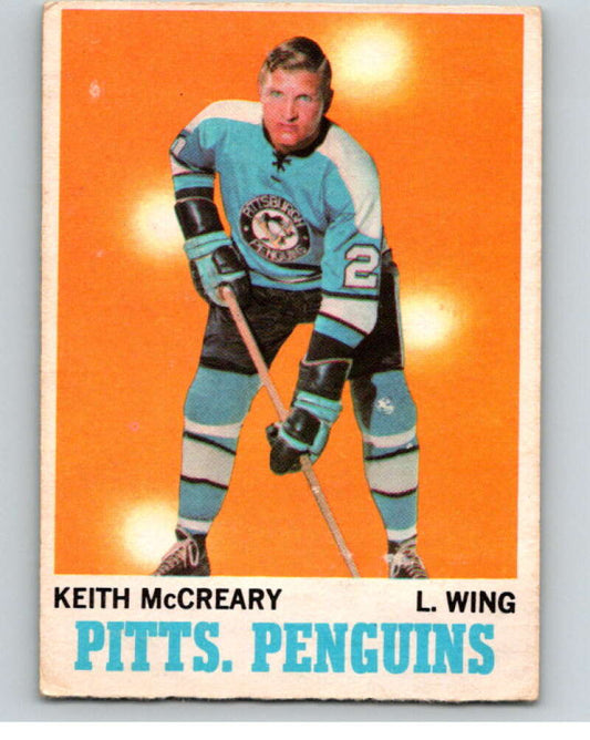 1970-71 O-Pee-Chee #93 Keith McCreary  Pittsburgh Penguins  V68887 Image 1