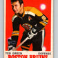 1970-71 O-Pee-Chee #134 Ted Green  Boston Bruins  V68904 Image 1