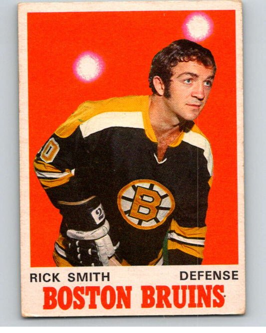 1970-71 O-Pee-Chee #135 Rick Smith  RC Rookie Boston Bruins  V68905 Image 1