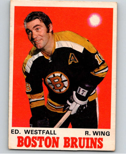 1970-71 O-Pee-Chee #139 Ed Westfall  Boston Bruins  V68908 Image 1