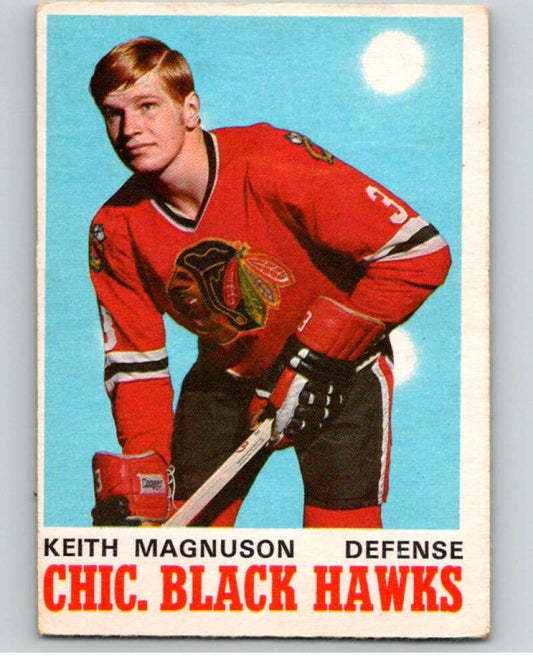 1970-71 O-Pee-Chee #151 Keith Magnuson  RC Rookie Chicago Blackhawks  V68915 Image 1