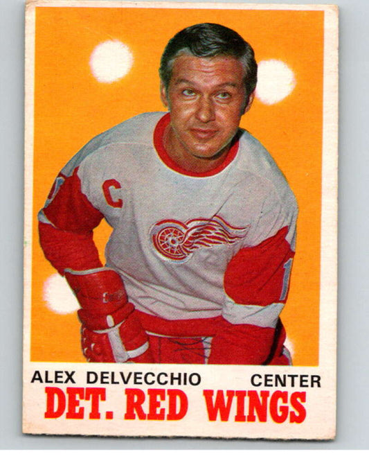 1970-71 O-Pee-Chee #157 Alex Delvecchio  Detroit Red Wings  V68919 Image 1