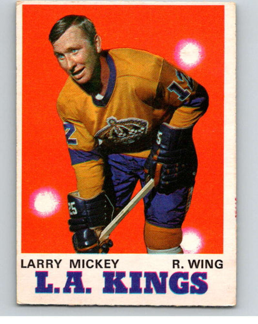 1970-71 O-Pee-Chee #162 Larry Mickey  Los Angeles Kings  V68924 Image 1
