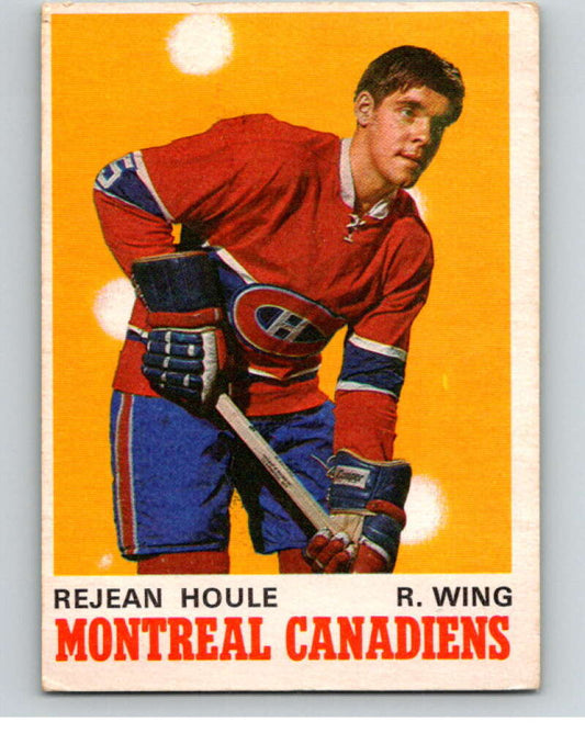 1970-71 O-Pee-Chee #174 Rejean Houle  RC Rookie Montreal Canadiens  V68930 Image 1