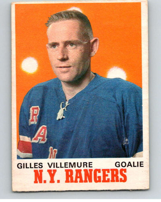 1970-71 O-Pee-Chee #183 Gilles Villemure  New York Rangers  V68937 Image 1