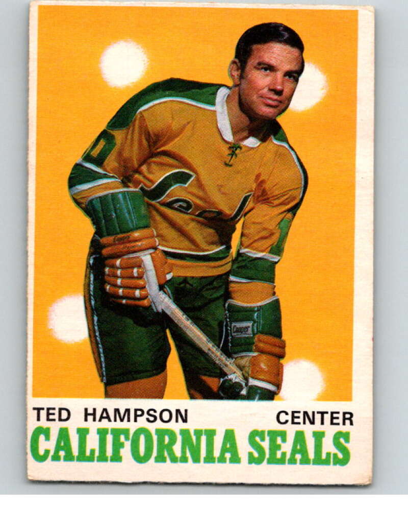 1970-71 O-Pee-Chee #190 Ted Hampson  California Golden Seals  V68939 Image 1
