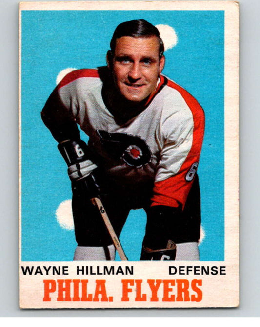 1970-71 O-Pee-Chee #198 Wayne Hillman  Philadelphia Flyers  V68940 Image 1