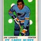 1970-71 O-Pee-Chee #209 Jim Lorentz  RC Rookie St. Louis Blues  V68942 Image 1