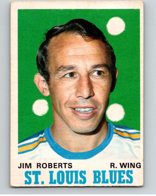1970-71 O-Pee-Chee #213 Jim Roberts  St. Louis Blues  V68945 Image 1