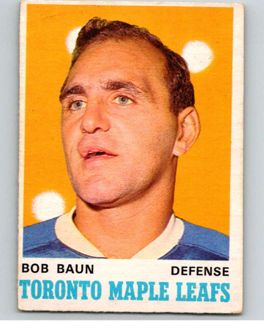 1970-71 O-Pee-Chee #223 Bob Baun  Toronto Maple Leafs  V68951 Image 1