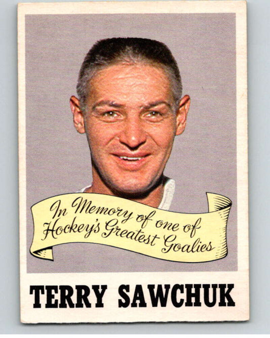 1970-71 O-Pee-Chee #231 Terry Sawchuk  Detroit Red Wings  V68959 Image 1