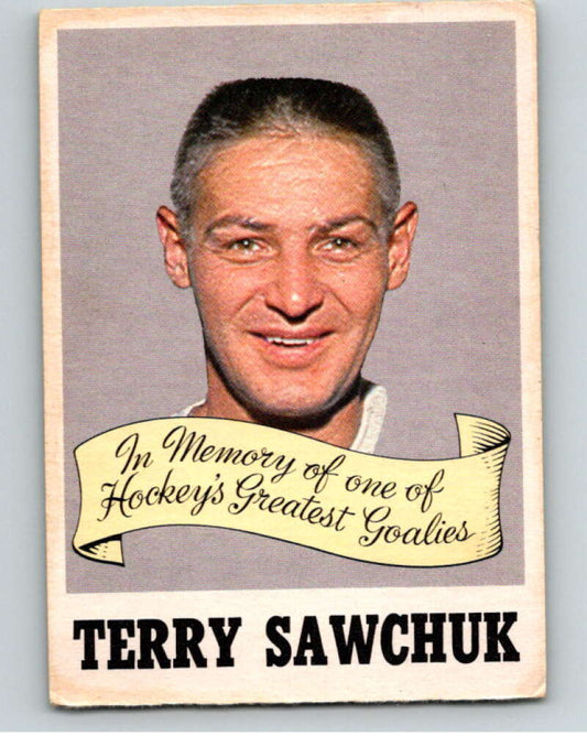 1970-71 O-Pee-Chee #231 Terry Sawchuk  Detroit Red Wings  V68960 Image 1