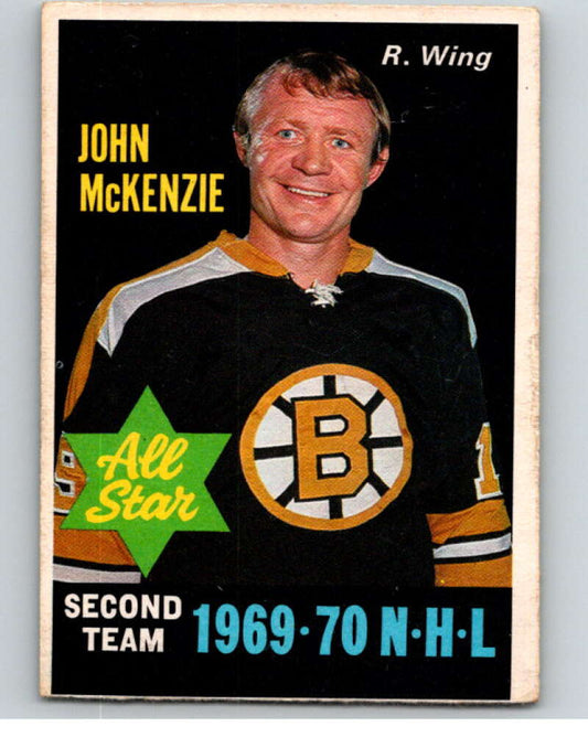 1970-71 O-Pee-Chee #241 John McKenzie AS  Boston Bruins  V68964 Image 1