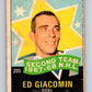 1968-69 O-Pee-Chee #205 Ed Giacomin AS  New York Rangers  V68974 Image 1