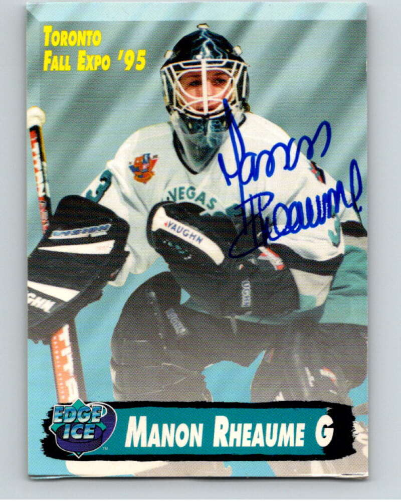1995 Toronto Fall Expo #Promo1 Manon Rheaume Auto Rookie RC V68987 Image 1