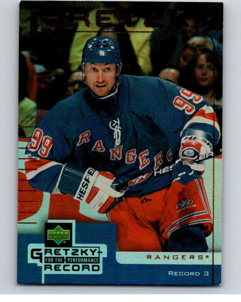 1999-00 Upper Deck McDonald's Gretzky Performance #3 Wayne Gretzky   V69005 Image 1