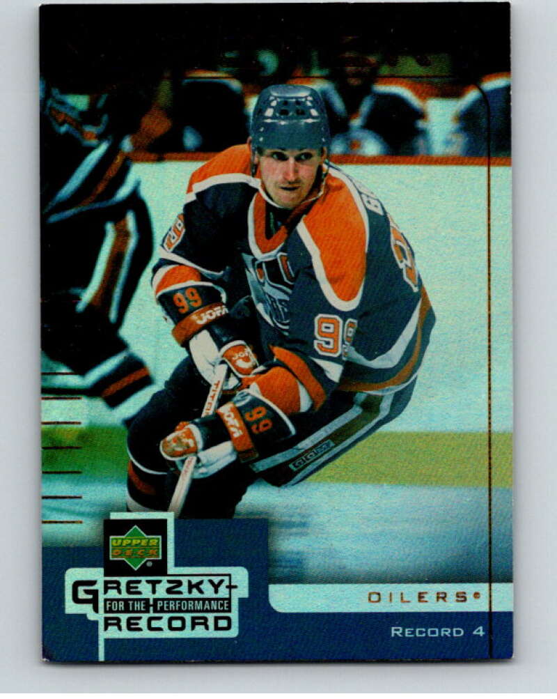 1999-00 Upper Deck McDonald's Gretzky Performance #4 Wayne Gretzky   V69006 Image 1