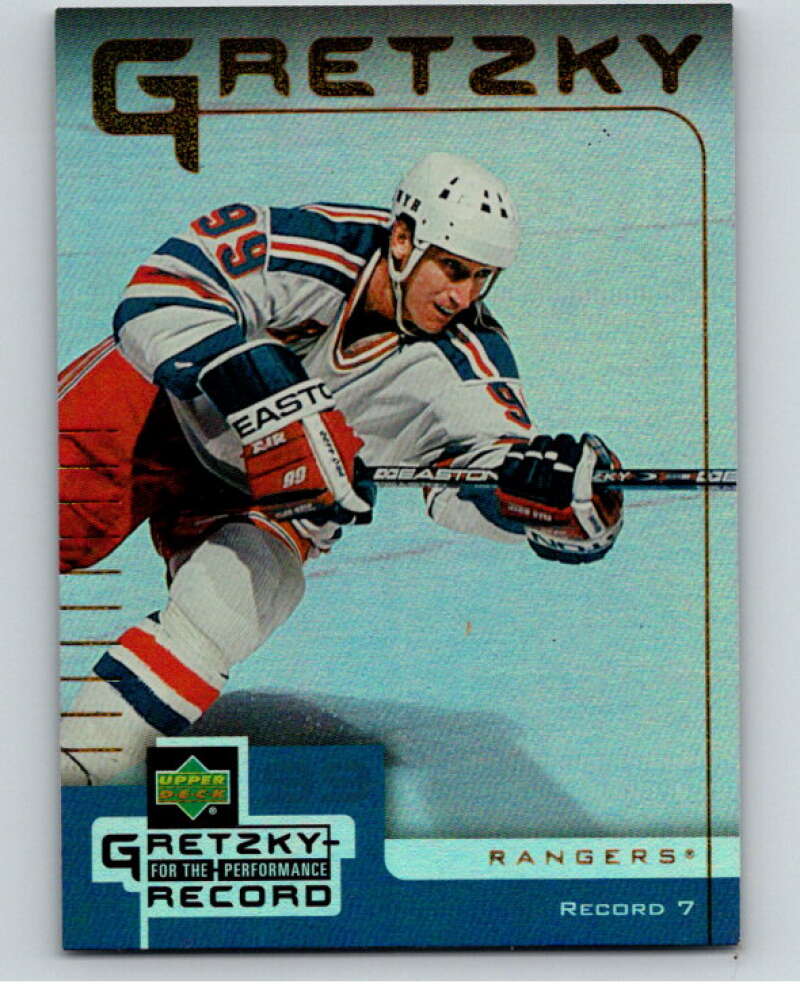1999-00 Upper Deck McDonald's Gretzky Performance #7 Wayne Gretzky   V69011 Image 1