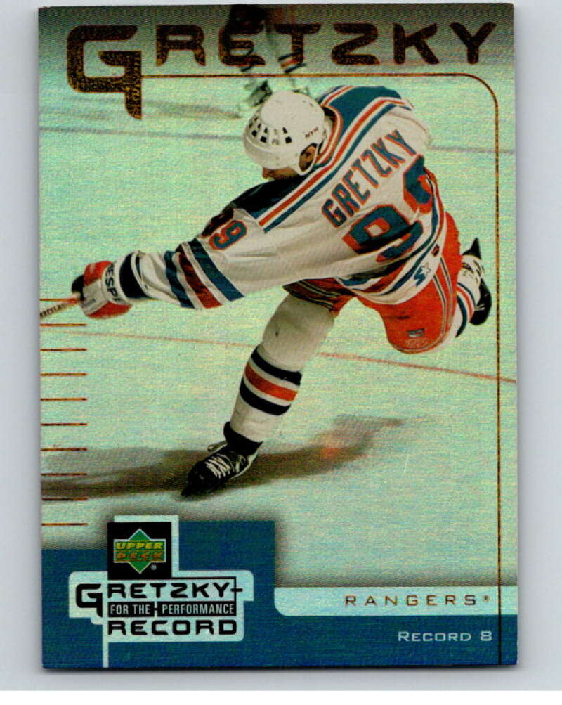 1999-00 Upper Deck McDonald's Gretzky Performance #8 Wayne Gretzky   V69012 Image 1