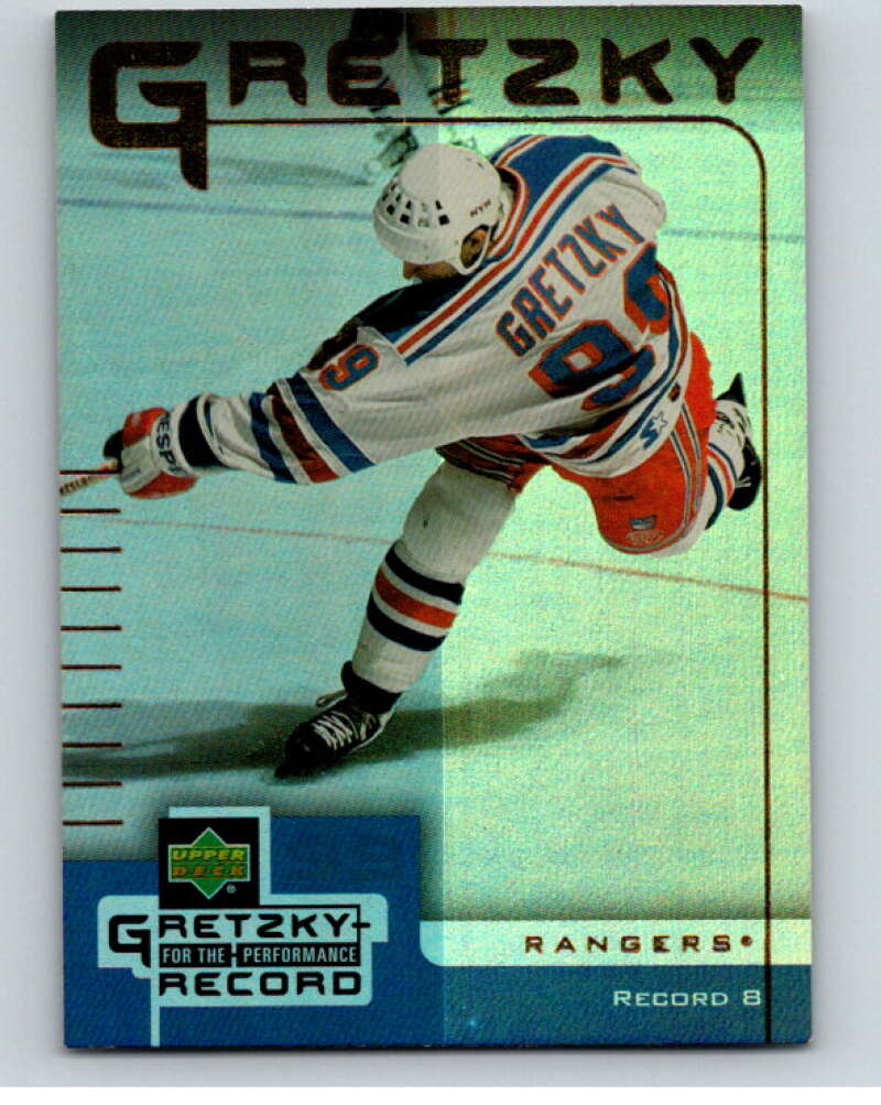 1999-00 Upper Deck McDonald's Gretzky Performance #8 Wayne Gretzky   V69013 Image 1