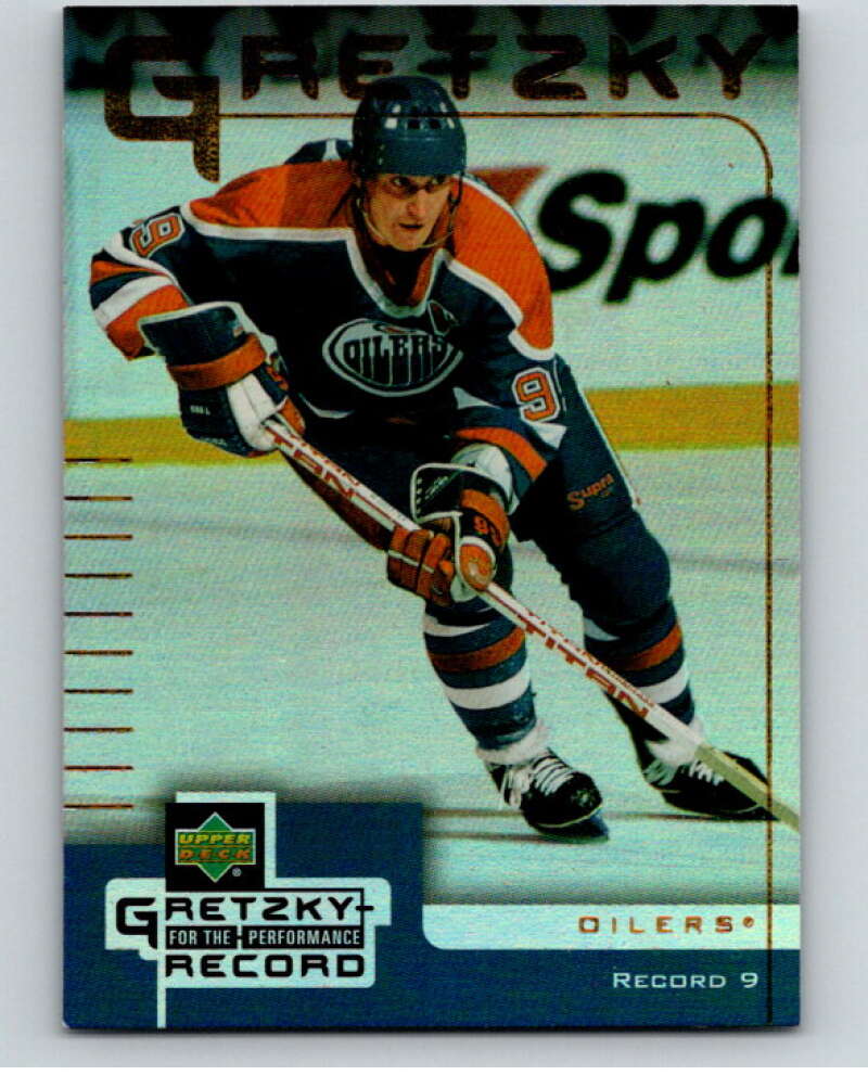1999-00 Upper Deck McDonald's Gretzky Performance #9 Wayne Gretzky   V69014 Image 1