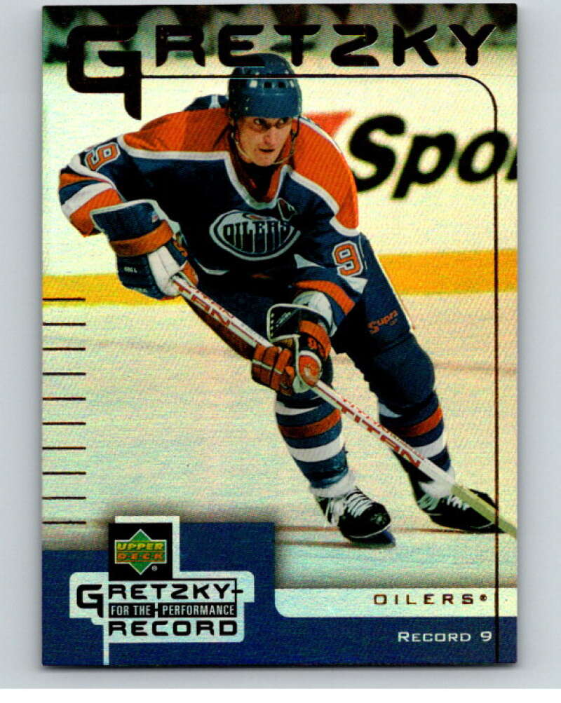 1999-00 Upper Deck McDonald's Gretzky Performance #9 Wayne Gretzky   V69016 Image 1