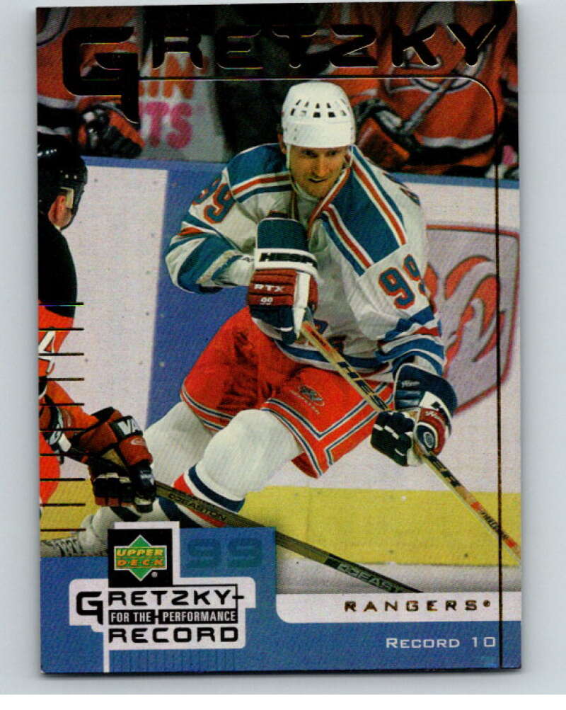 1999-00 Upper Deck McDonald's Gretzky Performance #10 Wayne Gretzky   V69019 Image 1