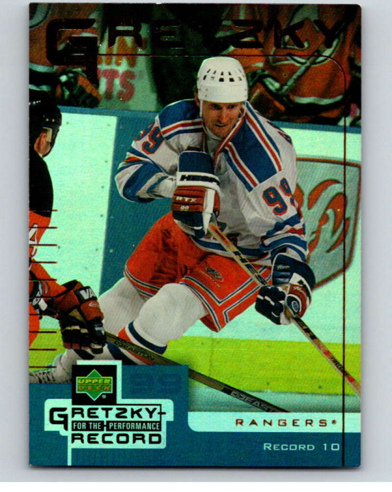 1999-00 Upper Deck McDonald's Gretzky Performance #10 Wayne Gretzky   V69020 Image 1