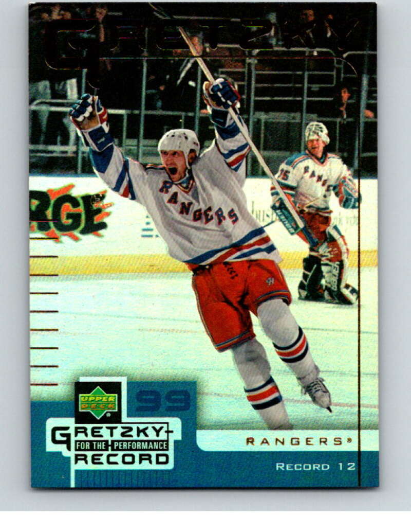 1999-00 Upper Deck McDonald's Gretzky Performance #12 Wayne Gretzky   V69023 Image 1