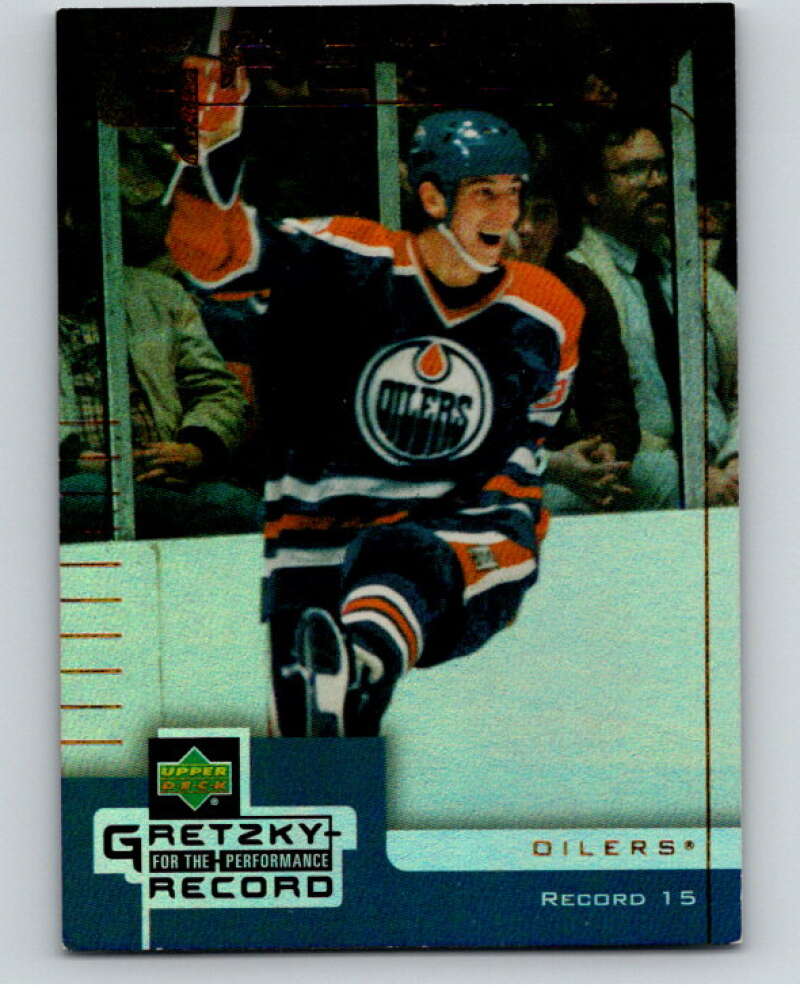1999-00 Upper Deck McDonald's Gretzky Performance #15 Wayne Gretzky   V69025 Image 1