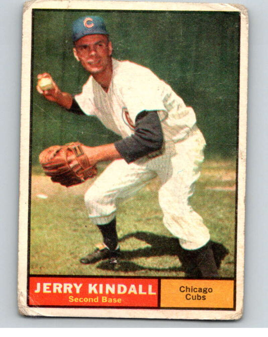 1961 Topps #27 Jerry Kindall  Chicago Cubs  V69029 Image 1