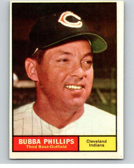 1961 Topps #101 Bubba Phillips  Cleveland Indians  V69031 Image 1