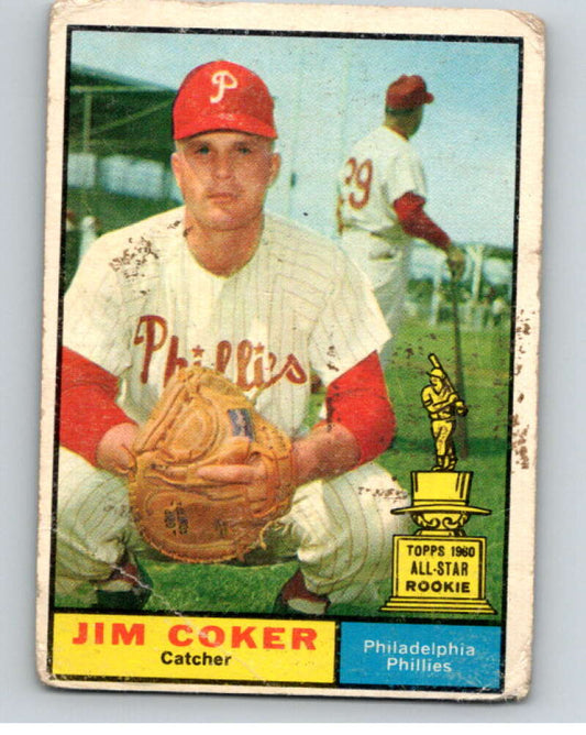 1961 Topps #144 Jimmie Coker  Philadelphia Phillies  V69032 Image 1