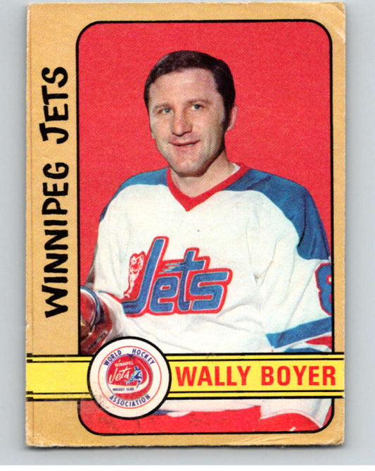 1972-73 O-Pee-Chee #308 Wally Boyer  Winnipeg Jets  V69037 Image 1