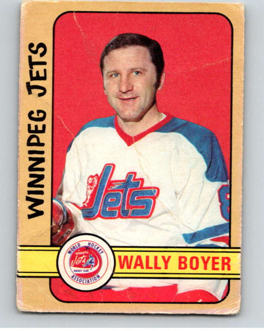 1972-73 O-Pee-Chee #308 Wally Boyer  Winnipeg Jets  V69038 Image 1