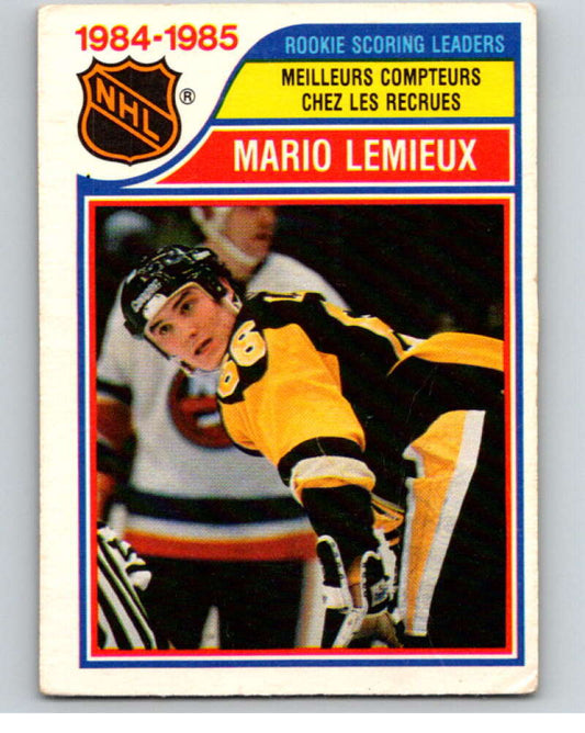 1985-86 O-Pee-Chee #262 Mario Lemieux LL  Pittsburgh Penguins  V69040 Image 1