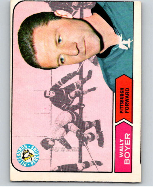 1968-69 Topps #105 Wally Boyer  Pittsburgh Penguins  V69043 Image 1