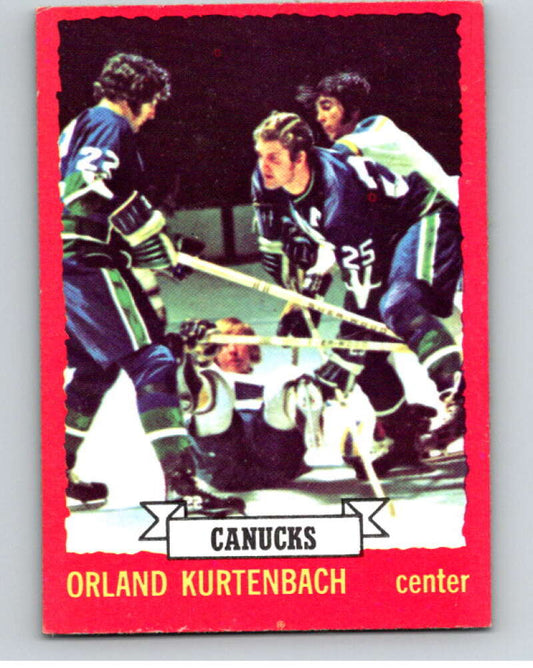 1973-74 O-Pee-Chee #4 Orland Kurtenbach  Vancouver Canucks  V69045 Image 1
