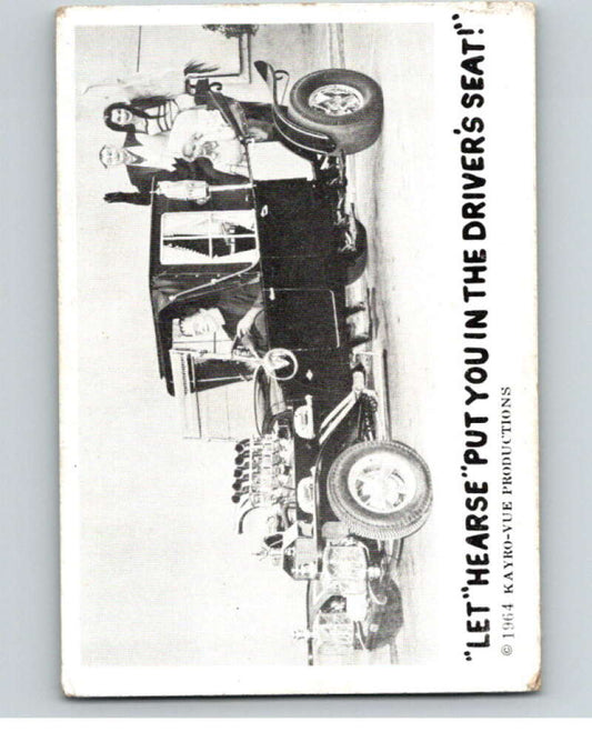 1964 Leaf Munsters #1 Let Hearse   V69049 Image 1