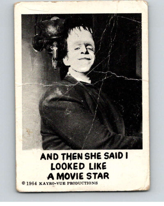 1964 Leaf Munsters #6 And then she said   V69051 Image 1