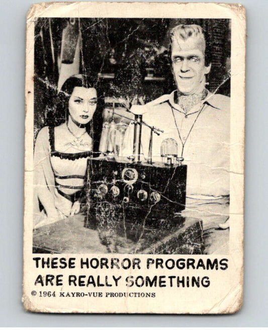 1964 Leaf Munsters #10 These horror programs   V69053 Image 1