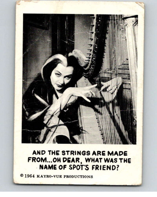 1964 Leaf Munsters #22 And the strings are made from   V69055 Image 1