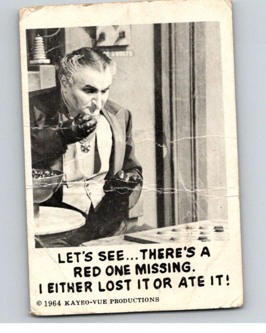 1964 Leaf Munsters #50 Let's see There's a red one missing   V69061 Image 1