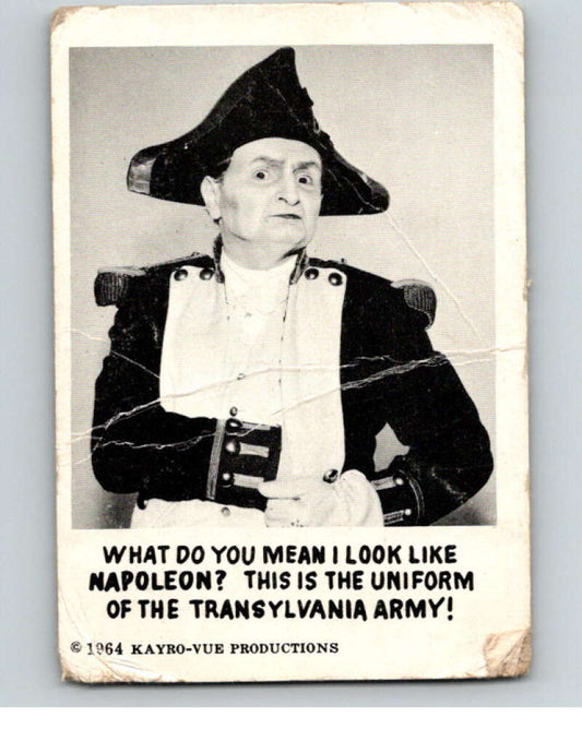1964 Leaf Munsters #56 What do you mean I look like Napoleon   V69063 Image 1