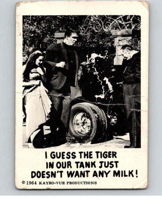 1964 Leaf Munsters #64 I guess the tiger in our tank   V69067 Image 1