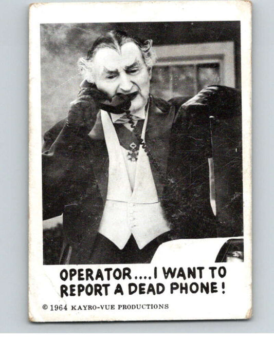 1964 Leaf Munsters #68 Operator I want to report   V69069 Image 1