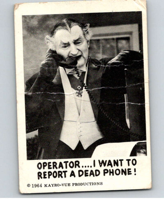 1964 Leaf Munsters #68 Operator I want to report   V69070 Image 1