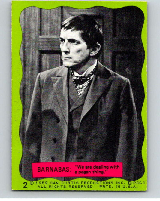 1969 Dark Shadows Green #2 Barnabas  V69072 Image 1