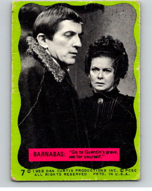 1969 Dark Shadows Green #7 Barnabas  V69073 Image 1