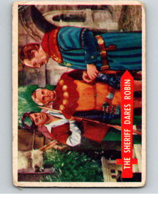 1957 Topps Robin Hood #49 The Sheriff Dares Robin V69090 Image 1